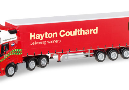 Hayton Coulthard Volvo FH Gl. XL curtain canvas semitrailer "Coulthard" (GB) - Herpa 306485