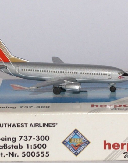 Southwest Airlines Silver One Boeing 737-300 Herpa 500555