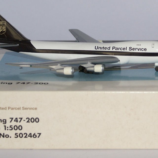 UPS United Parcel Service Boeing 747-200 - Herpa 502467