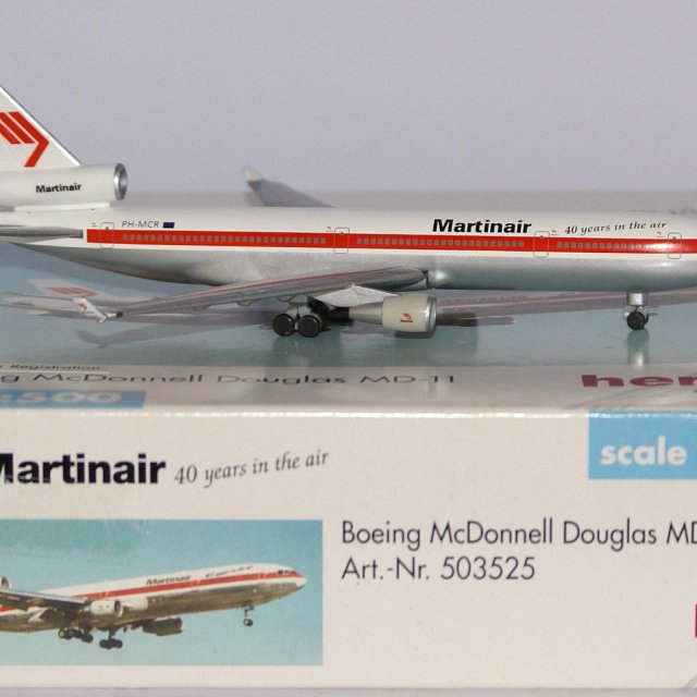 Martinair McDonnell Douglas MD-11CF PH-MCR 40th Anniversary - Herpa 503525
