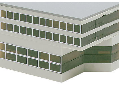Airport building: Side building (high) 1.500 scale - Herpa 519632