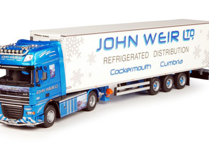 John Weir Ltd Cockermouth DAF XF 105 SSC refrigerated semitrailer  – Tekno 80464740