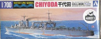 Aoshima Japanese Seaplane Carrier Chiyoda Waterline 1:700 Pastic Kit – 01499