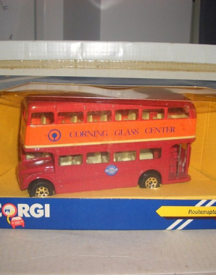 London Routemaster Bus London Red Corning Glass Centre – Corgi