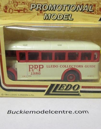 Lledo Collectors Guide 1986 Regal – Lledo Promotional