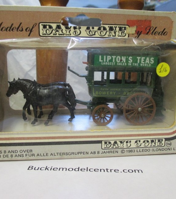 Fith Avenue Horse Drawn Bus Liptons Tea – Lledo Days Gone 1