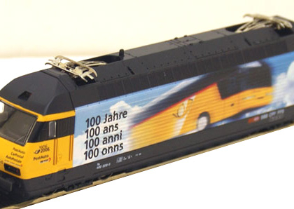 SBB Class Re 460 006-0 100 yrs Post Bus - Kato 137111 DCC FITTED  (pre owned)