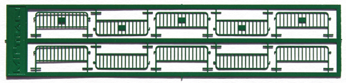 Set 10 fences works - Green - MF Train N83026