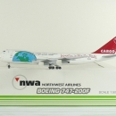 Northwest Airlines Boeing 747-200F Investing in Pacific Trade - Sky 500 NW0557x