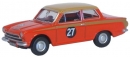 Ford Cortina Mk I Red/Gold Racing - Oxford Diecast 76COR1004
