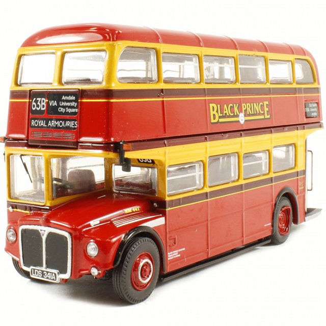 Black Prince Routemaster "63B Royal Armouries via Arndale University City Square" - Corgi Collectables OM46308B