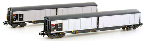 SBB Habils Bogie Bulk Cargo Wagon V  -Hobbytrain (by Lemke) H23450 set of 2 wagons