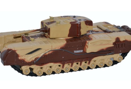 Churchill Tank MkIII Kingforce – Major King –  Oxford Diecast 76CHT001 1.76 scale