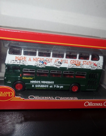 Midland red BMMO D9 bus Hall Green Greyhounds – Corgi OOC OM45604