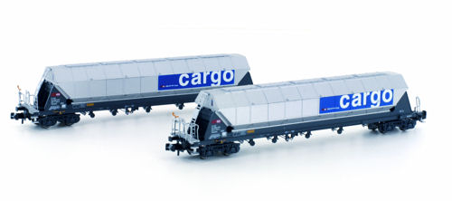 Hobbytrain (by Lemke) H23468 SBB Cargo Tagnppss Bogie Silo Hopper Wagon Set (2) – Hobbytrain (by Lemke) H23468