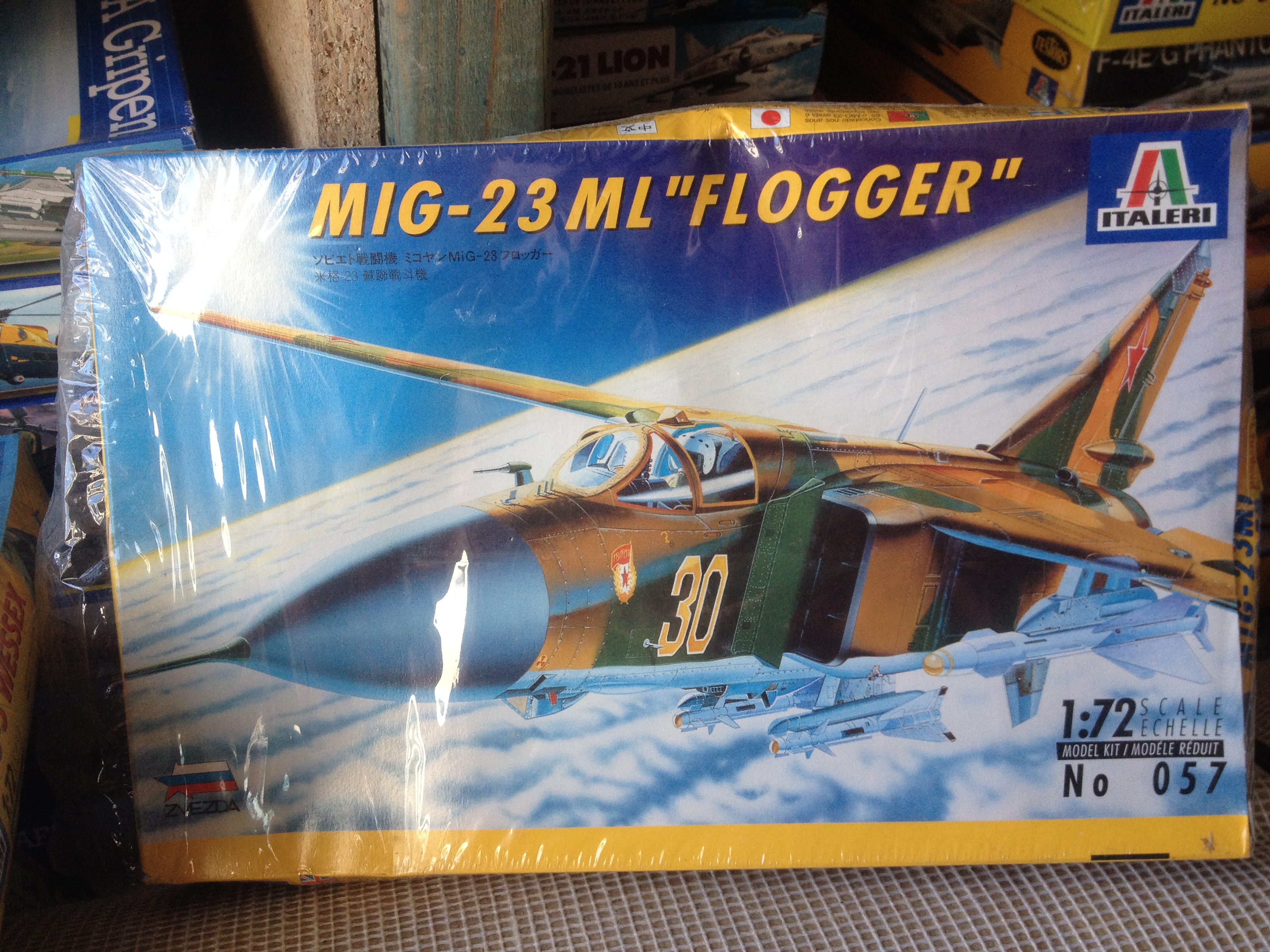 Russian Air Force MIG-23 ML Flogger – Italeri 1/72nd scale plastic kit ...