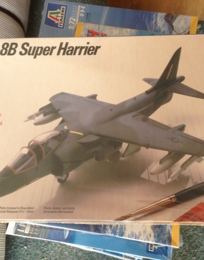 AV-8A/ GRMk3 Super Harrier decals for US and RAF – Italeri/Testors 1/72nd scale plastic kit