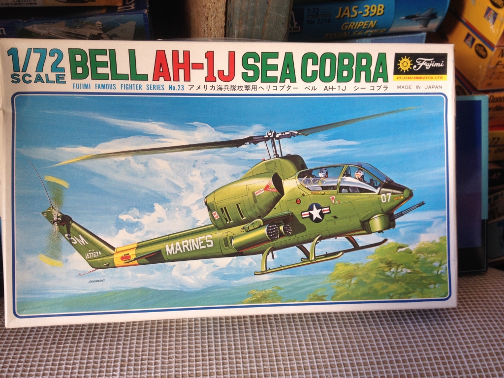 US Marines Bell AH-1J Sea Cobra- Fujimi 1/72nd scale plastic kit ...