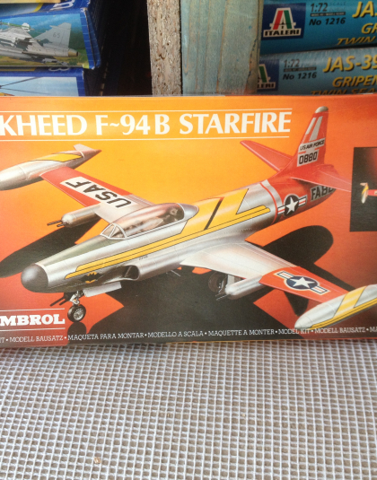 US Air force Lockheed F-94B Starfire – Heller Humbrol 1/72nd scale plastic kit