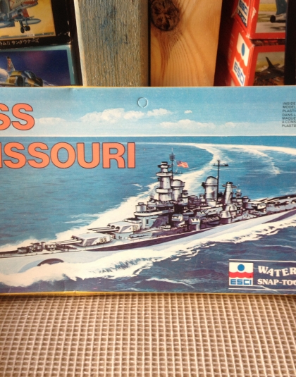 USS MISSOURI Battleship – ESCI 1/200 scale plastic kit
