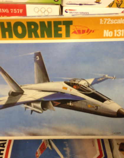 US F-18 Hornet  – Italeri 1/72nd scale plastic kit