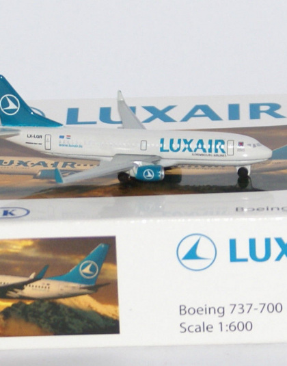 Luxair Boeing 737-7C9WL  LX-LGR in   – Schabak 3551534  1:600 scale
