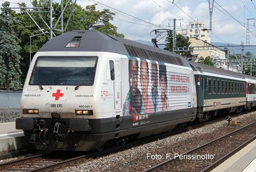SBB Re 460 Red Cross Electric Locomotive VI  – Fleischmann 731312