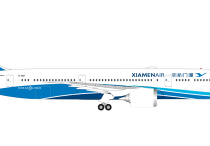 XiamenAir Boeing 787-9 Dreamliner – B-1567  – Herpa 530958
