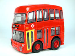 LONDON TRANSPORT DAIMLER DMS pull back bus – Produced by Jotus for London Transport