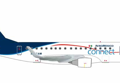 Aeroméxico Connect Embraer E170 – XA-GAM – Herpa 562652
