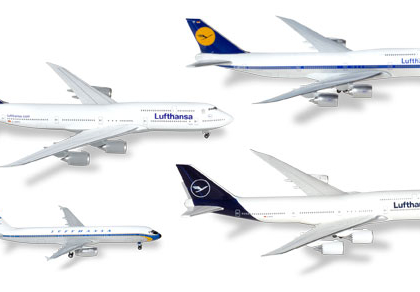 Lufthansa 4-in-1 Set  – Herpa 531313  
