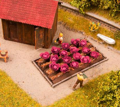 Red Cabbages (16) Deco Minis -Noch 13218