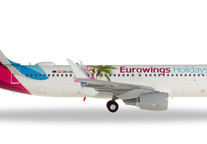 Eurowings Europe Airbus A320 “Eurowings Holidays” – OE-IQD  – Herpa 559157