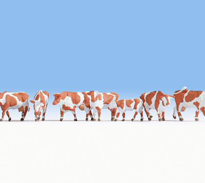 Noch 15726 Brown & White Cows (7) Figure Set