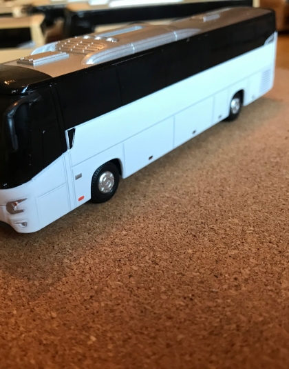 VDL Futura 2 White 1/87 Scale – Holland Oto Model.