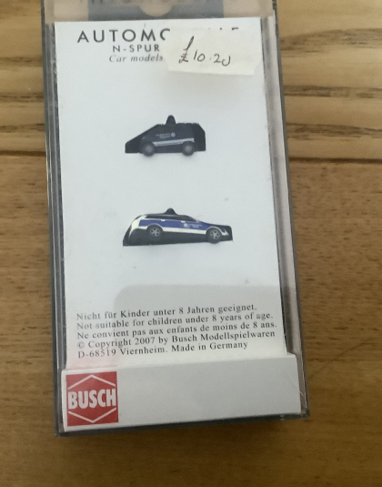 THW Cars set of 2 Smart  and Audi – Busch 8353