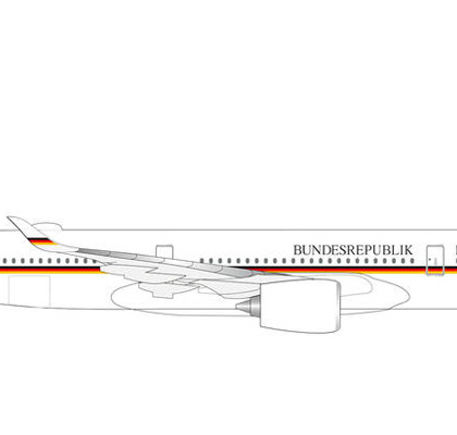 AIRBUS A350-900 LUFTWAFFE 10+03 – Herpa 534468