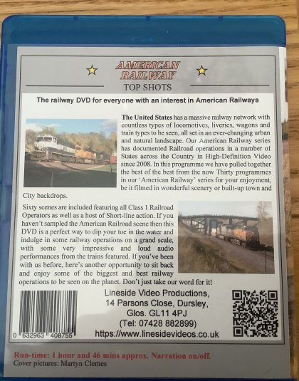 American Railway TOP SHOTS The best of the series so far  Lineside Video Productions Blue Ray DVD