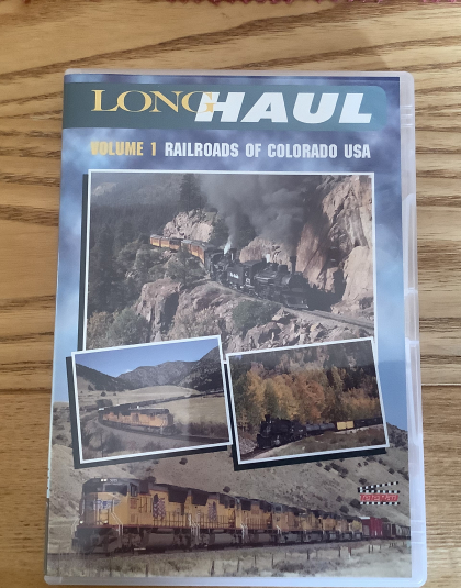 Long Haul Volume 1 Railroads of Colorado USA  TeleRail DVD From my own collection