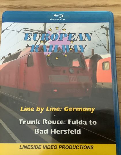 European Railway Line By Line Germany, Trunk Route Fula to Bad Hersfeld  Lineside Video Productions Blue Ray DVD  