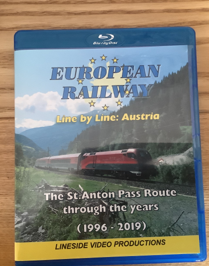 European Railway Line By Line Austria, The St Anton Pass Route through the years 1996 – 2019  Lineside Video Productions Blue Ray DVD