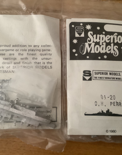OH PERRY – Superior Models Inc 4A-20 Waterline ships pack of 2