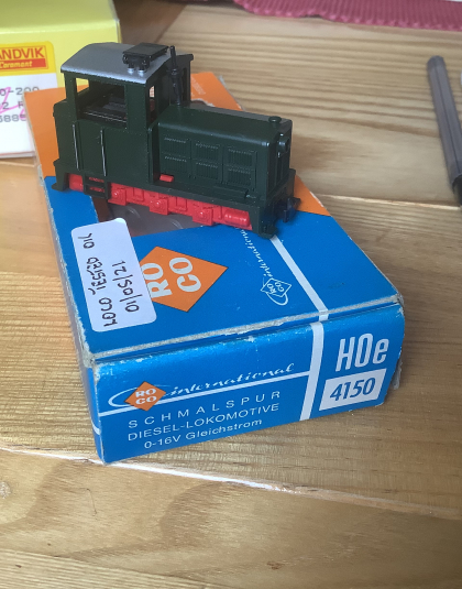 Roco H0e 4150 Diesel Locomotive Field Mine Railway With Front Light Boxed