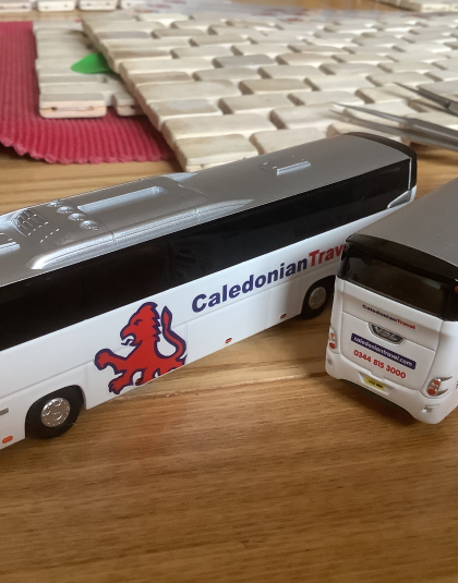 Caledonian Travel NEW Livery VDL FUTURA – Holland Oto 1:87 Scale
