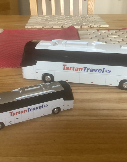 Tartan Travel (MacPhails Coaches) VDL – Holland Oto 1:87 Scale