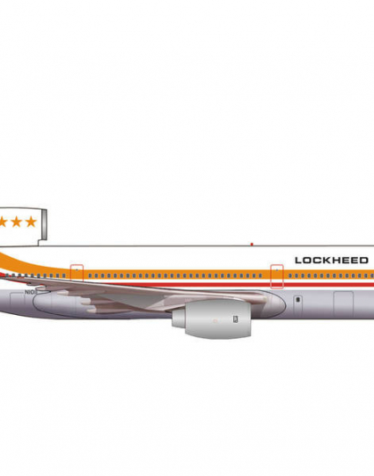 LOCKHEED L-1011-1 TRISTAR N1011 50TH ANNIVERSARY – Herpa 535571