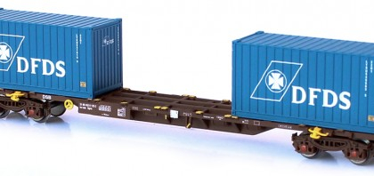 Containerwagon Sgns DSB – MF Train 33447