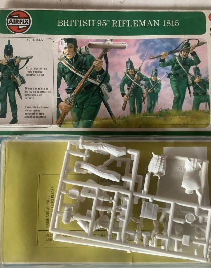 British British 95th Rifleman 1815 – Airfix 54mm Kit 01554-1