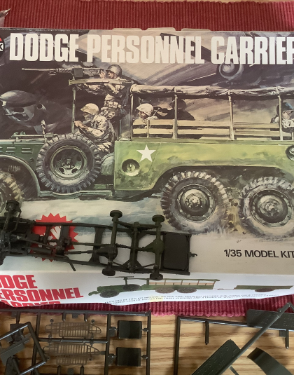 Dodge Personnel Carrier – Airfix 1:35 scale (Part Built)