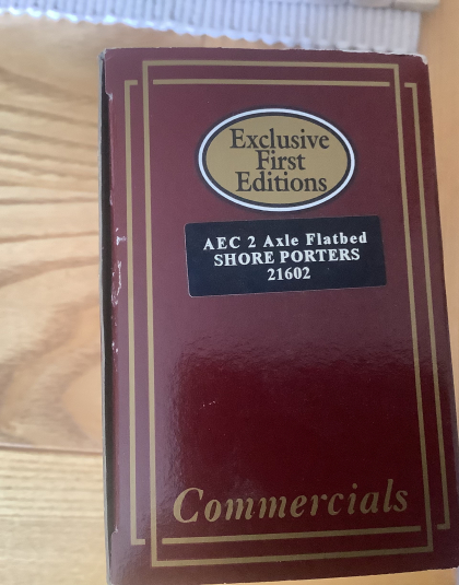 Shore Porters AEC 2 Axle Flatbed – EFE 21602